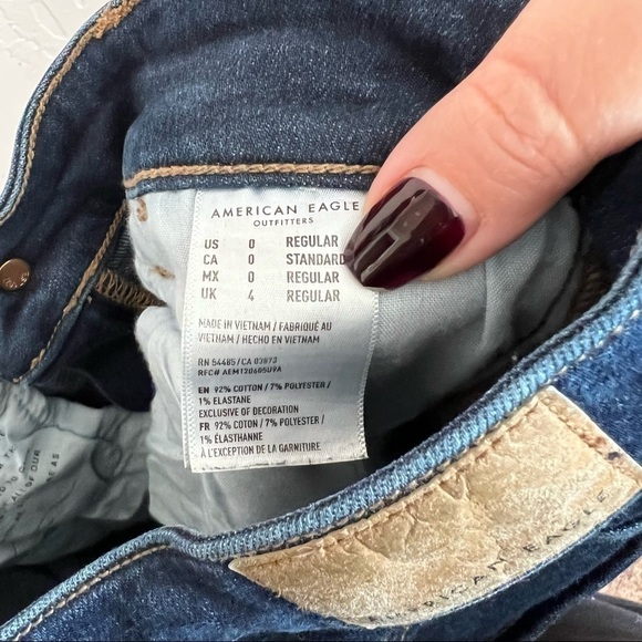 AEO High Rise Skinny Denim Jeggings - Picture 10 of 11